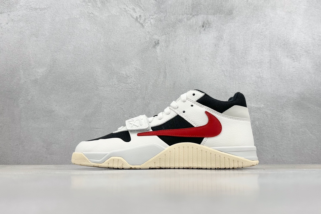 260 终端 G版 Travis Scott x Jordan Jumpman Jack TR ”UniversityRed” 倒钩 米黑红 FZ8117-101