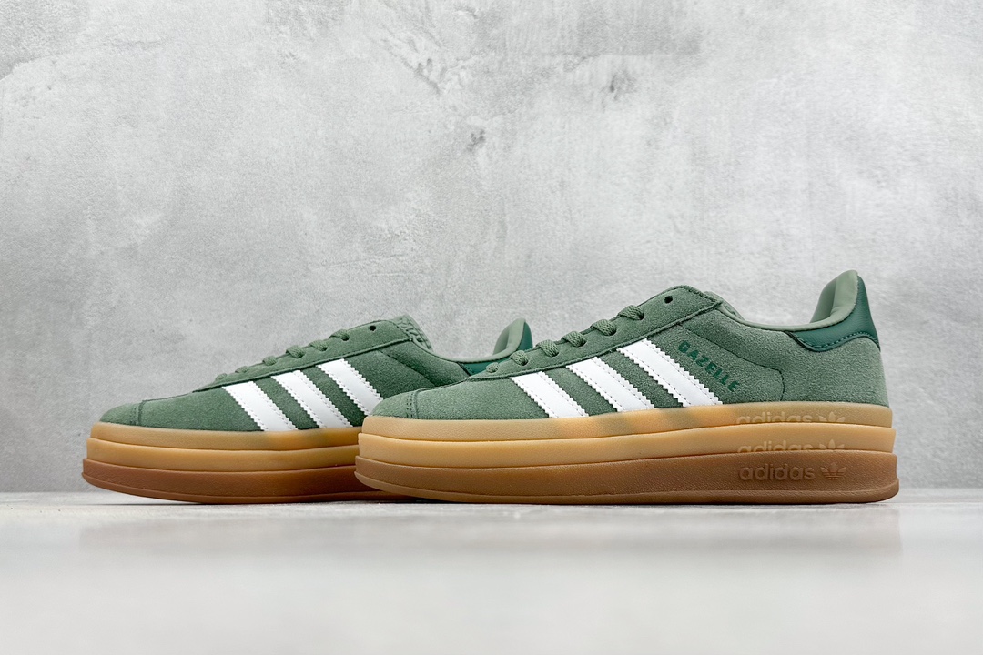 150 Adidas Gazelle Bold w 低帮复古百搭休闲运动板鞋 ID6998