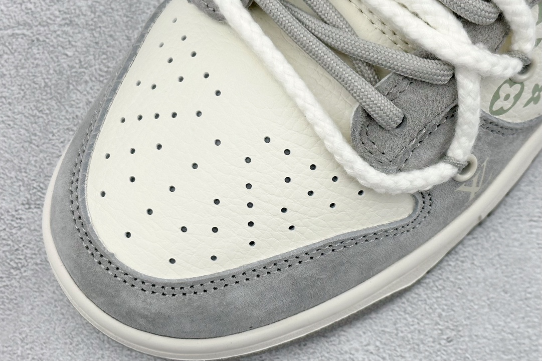 300 Nk SB Dunk Low LV联名-米灰绑带猪八 周年高端定制 低帮休闲板鞋 SJ2068-237