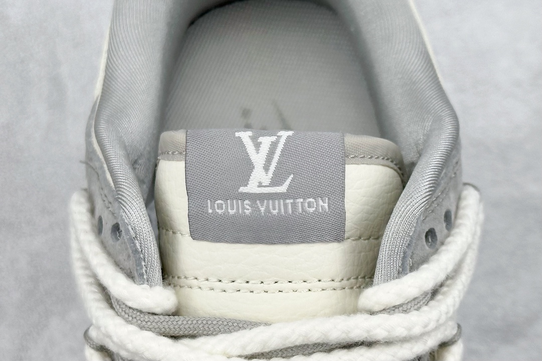 300 Nk SB Dunk Low LV联名-米灰绑带猪八 周年高端定制 低帮休闲板鞋 SJ2068-237