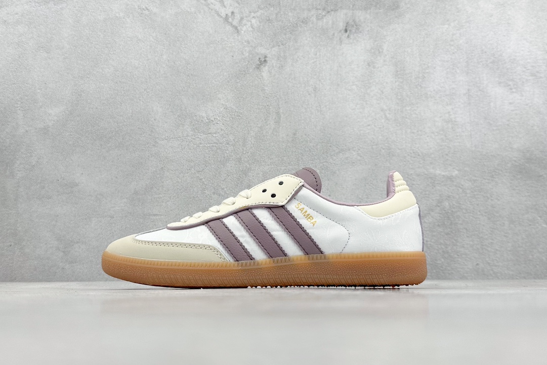190 adidas originals Samba OG 白香芋紫 IE1417