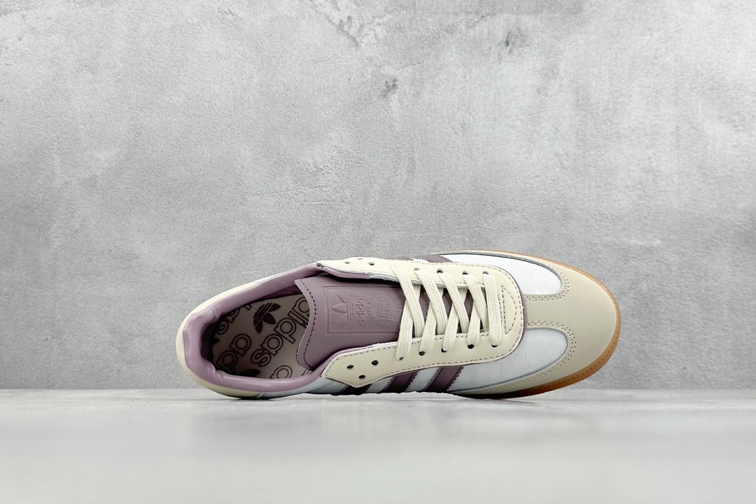 190 adidas originals Samba OG 白香芋紫 IE1417