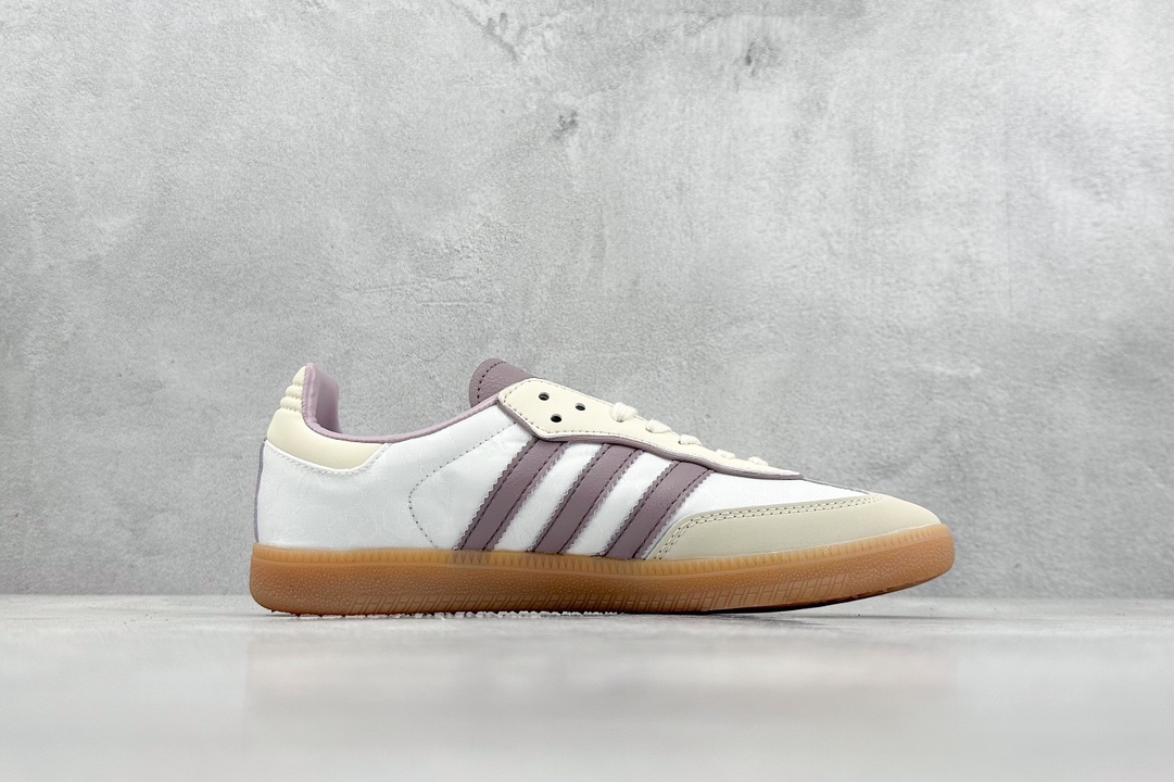 190 adidas originals Samba OG 白香芋紫 IE1417