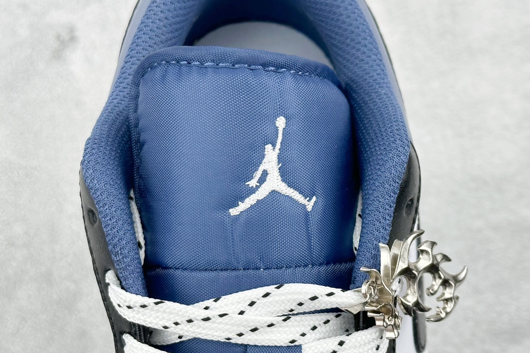 200 K版 Air Jordan 1 Retro Low CNY 午夜星空 海军蓝 黑白蓝 553558-414