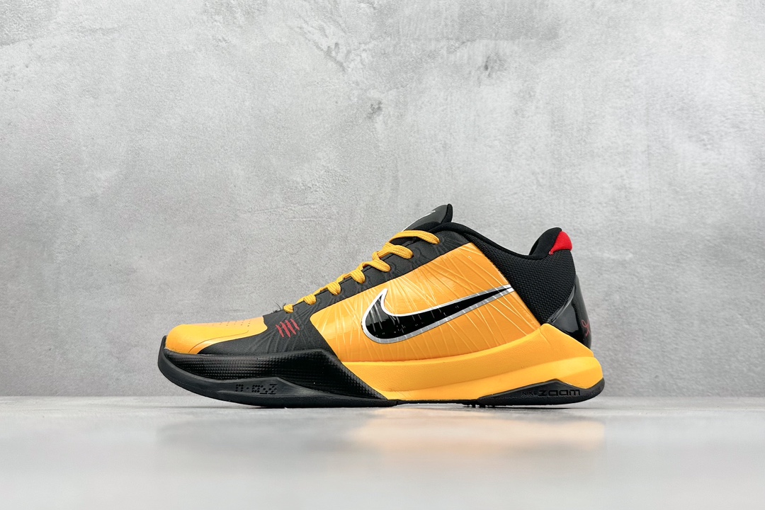 300 GJR版 NK Zoom Kobe ZK5 ”Bruce Lee” 科比五代 李小龙黑黄 CD4991-700