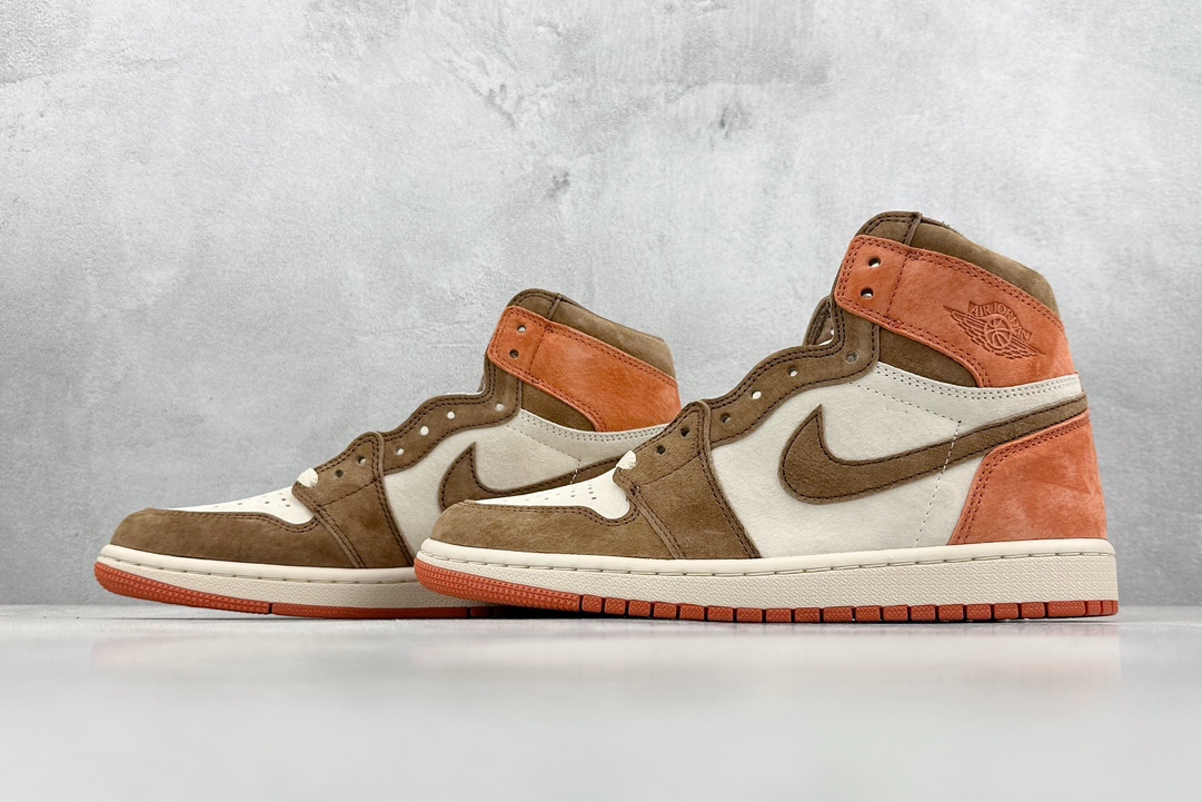 260 F版 Air Jordan 1 High OG "Dusted Clay" AJ1 乔1沙丘可可色 高帮篮球鞋 FQ2941-200