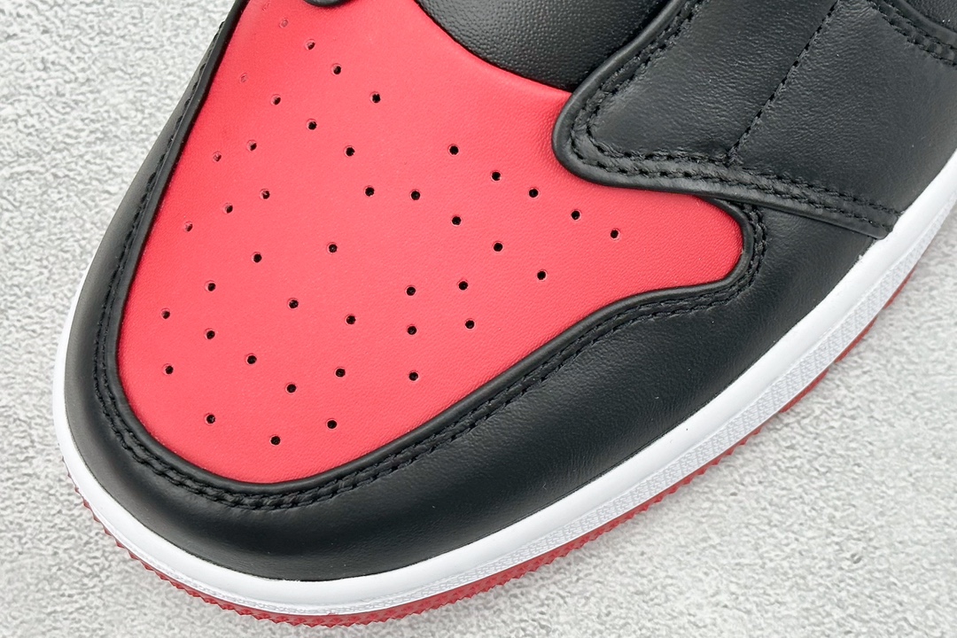 240 Dt纯原 Air Jordan 1 Mule Golf "Bred" AJ1 乔1黑白红 高尔夫一脚蹬 FJ1214-001