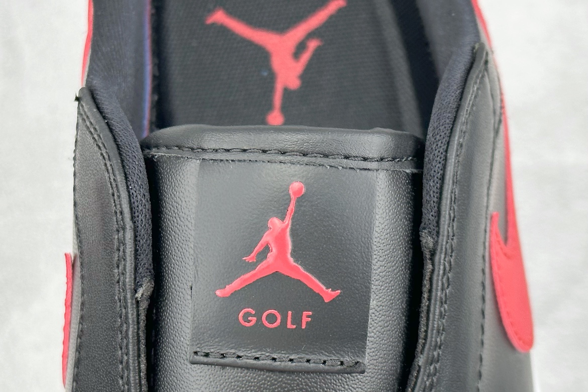 240 Dt纯原 Air Jordan 1 Mule Golf "Bred" AJ1 乔1黑白红 高尔夫一脚蹬 FJ1214-001