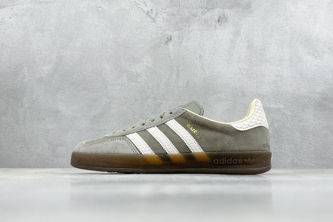 200 ZX神版 adidas originals Gazelle Indoor 灰白  IF1807