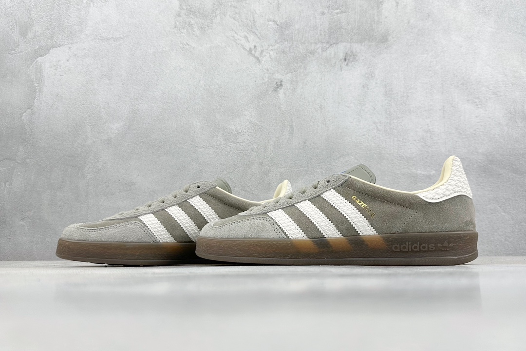 200 ZX神版 adidas originals Gazelle Indoor 灰白  IF1807