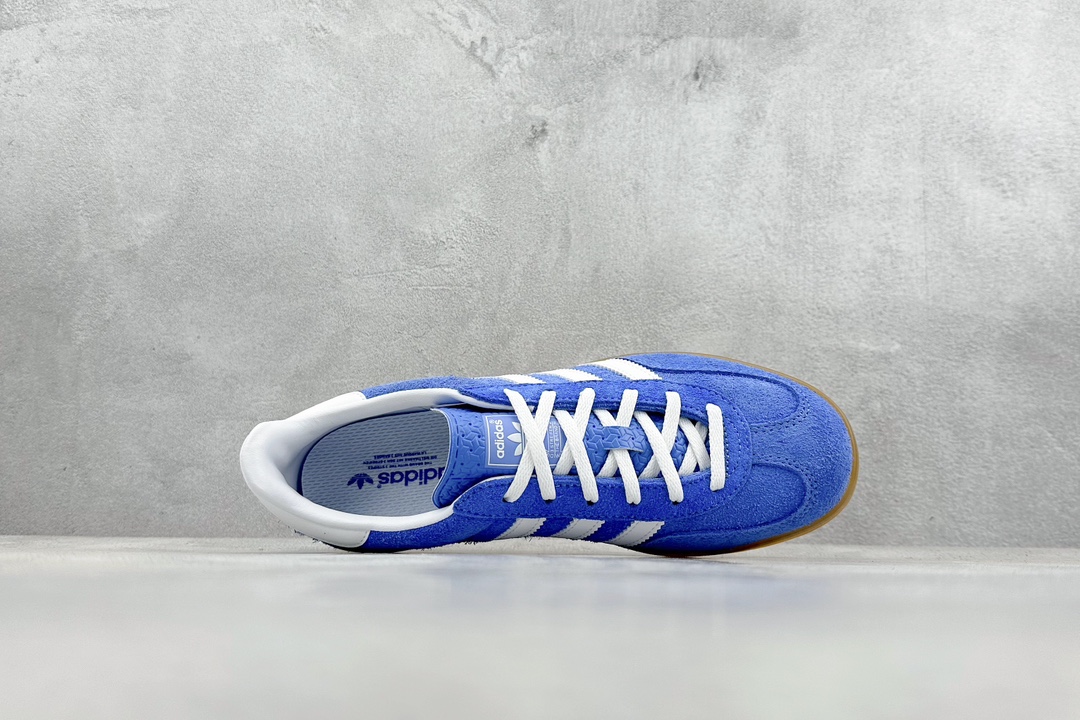 200 Vt adidas originals Gazelle Indoor蓝白棕 HQ8717