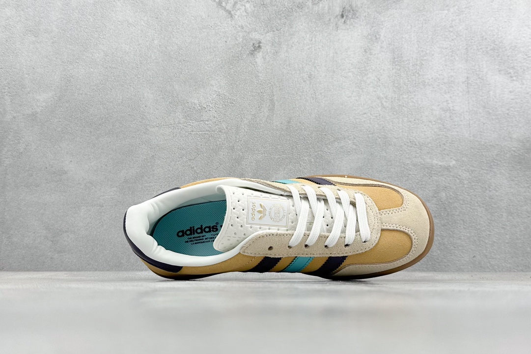 160 YH adidas Originals Gazelle INdoor 三叶草休闲防滑耐磨低帮板鞋 IG1636