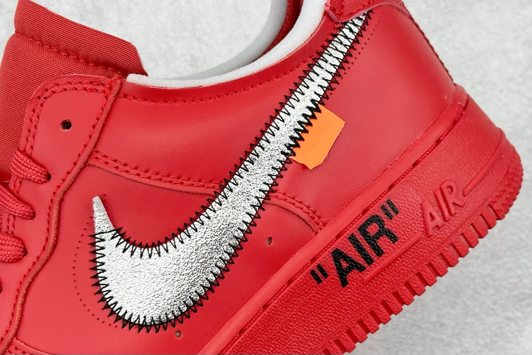 320 YH Off-White Nike Air Force 1 红黑银  AO4297-600