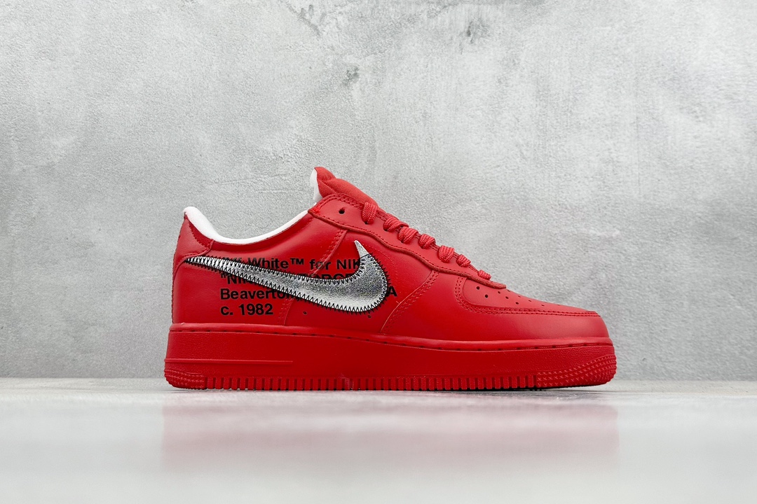 320 YH Off-White Nike Air Force 1 红黑银  AO4297-600