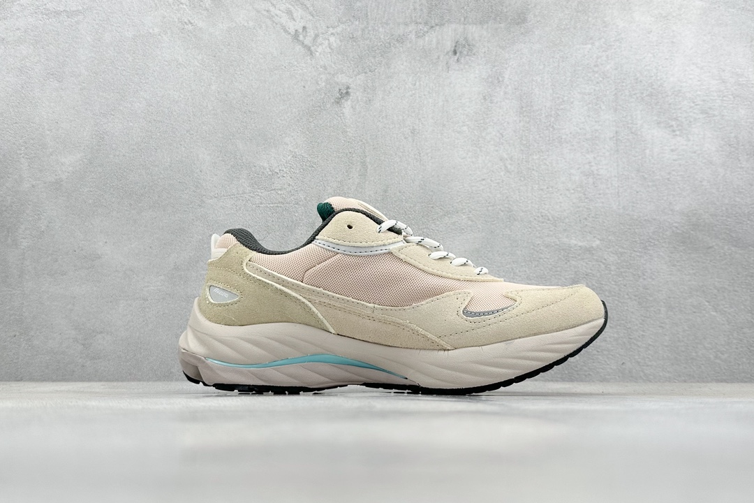 220 Mizuno 美津浓 Wave Rider Beta 复古时尚休闲舒适减震运动跑步鞋  D1GA235601