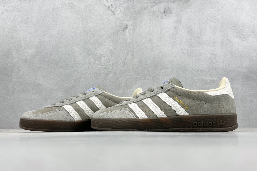 160 YH adidas originals Gazelle Indoor 灰白 IF1807