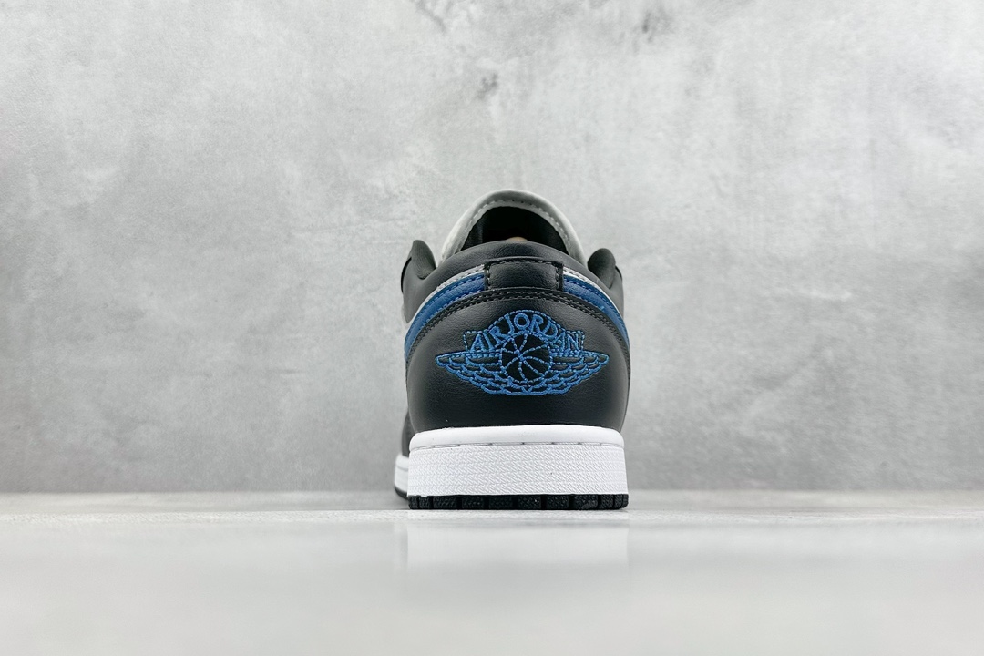 200 外贸版 Air Jordan 1 Retro Low 黑灰蓝  DC0774-040