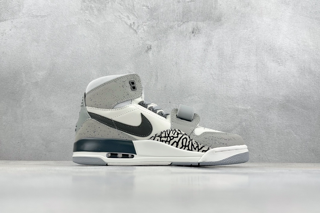 270 Air Jordan Legacy 312 ”慵懒大熊猫“国风特殊手绘/私人定制 银灰龙影 AV3922-002