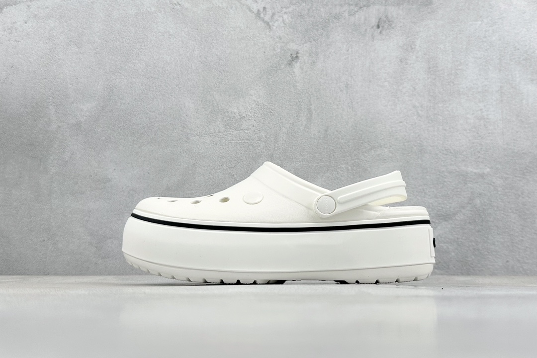 140 WK版 Crocs Crocband Platform Rainbow舒适厚底洞洞凉鞋