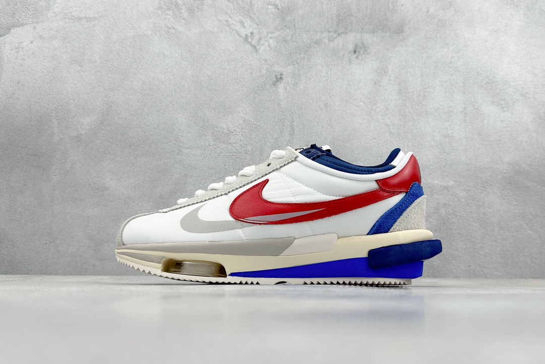 280 FS版 SACAI x NK Cortez 4.0 联名解构复古潮流阿甘鞋 DQ0581-100