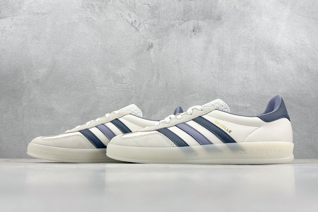 200 VT版 adidas originals Gazelle Indoor 白蓝 IG1643