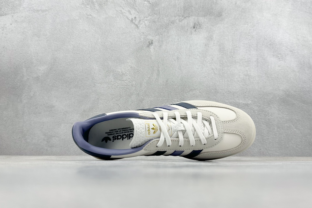 200 VT版 adidas originals Gazelle Indoor 白蓝 IG1643