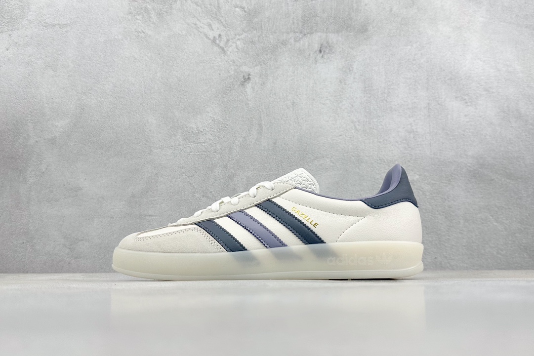 200 VT版 adidas originals Gazelle Indoor 白蓝 IG1643