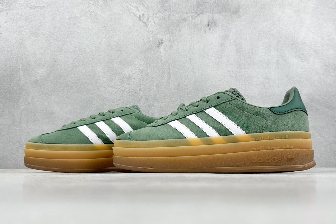 180 HG版 adidas originals Gazelle 绿色 ID6998