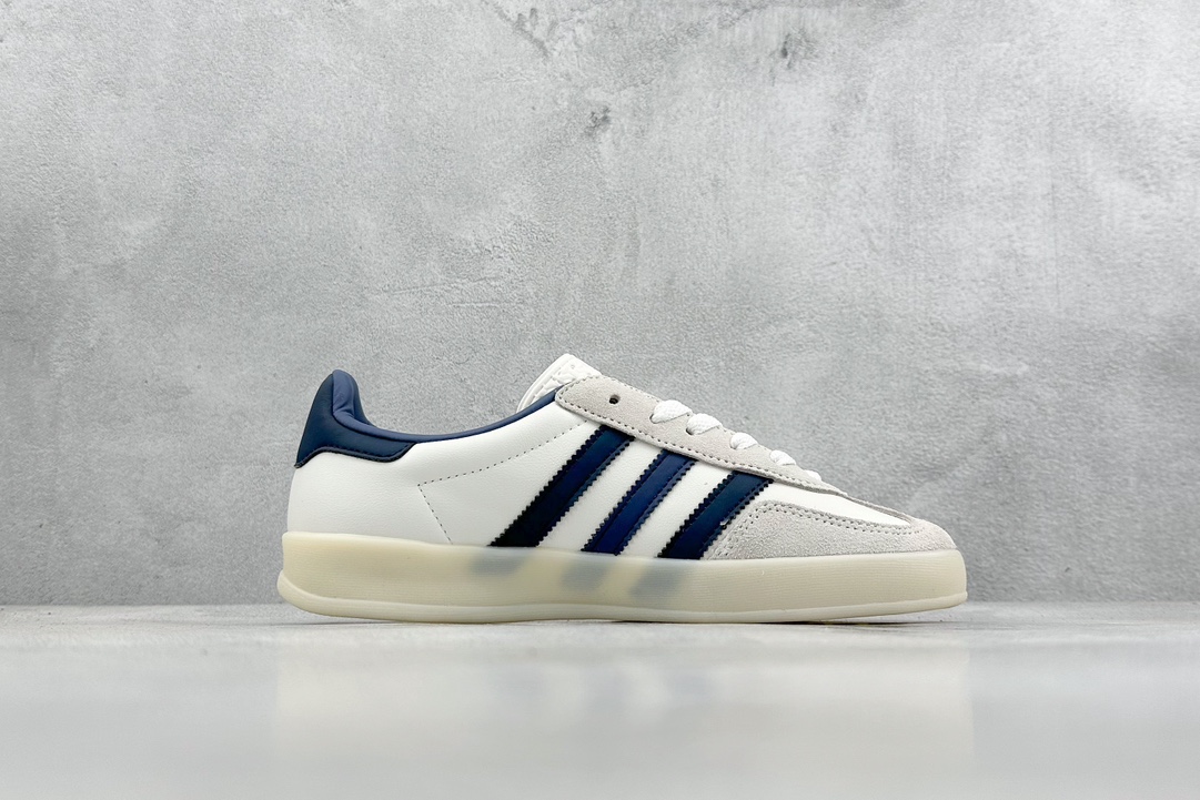 160 YH adidas Originals Gazelle INdoor 三叶草休闲防滑耐磨低帮板鞋 IG1643