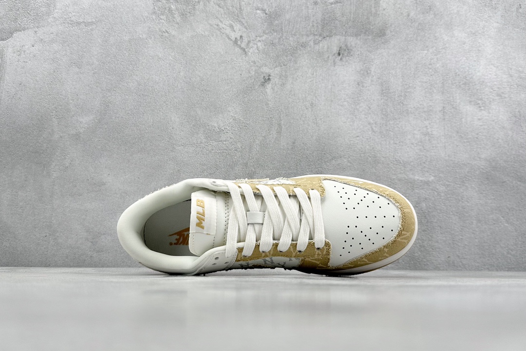 280 Nike SB Dunk Low x MLB 白黄牛仔印花 DQ1098-346