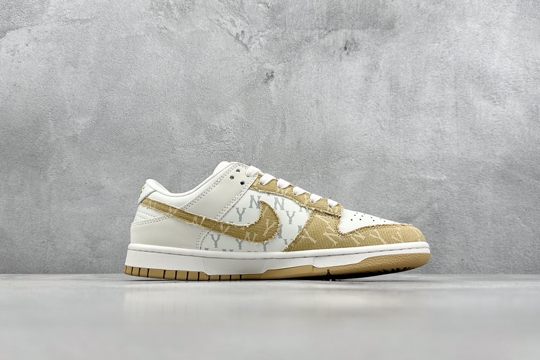 280 Nike SB Dunk Low x MLB 白黄牛仔印花 DQ1098-346