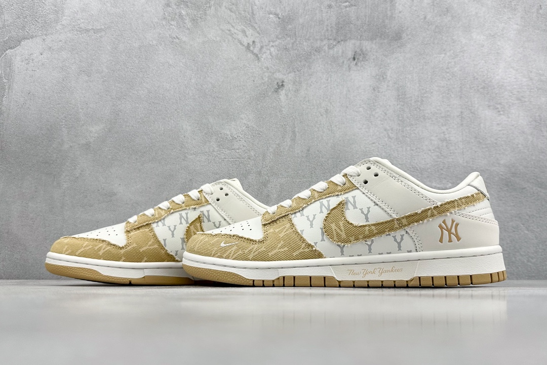 280 Nike SB Dunk Low x MLB 白黄牛仔印花 DQ1098-346