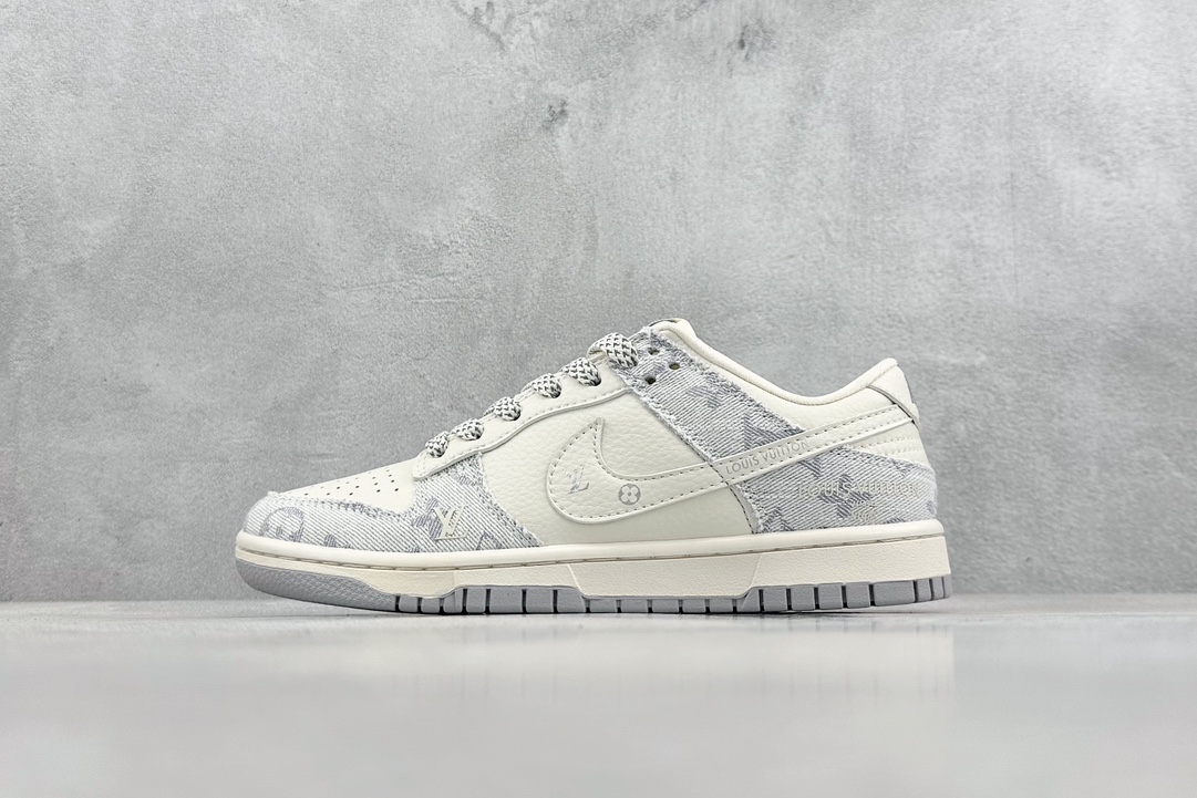 280 Nike SB Dunk Low x Louis Vuitton 白浅蓝牛仔布 FC1688-192