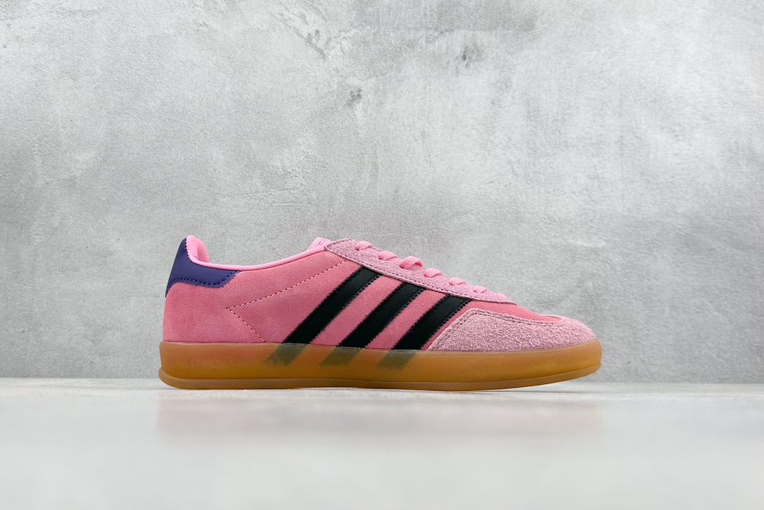 200 S2 adidas originals Gazelle Indoor 粉黑 IE7002