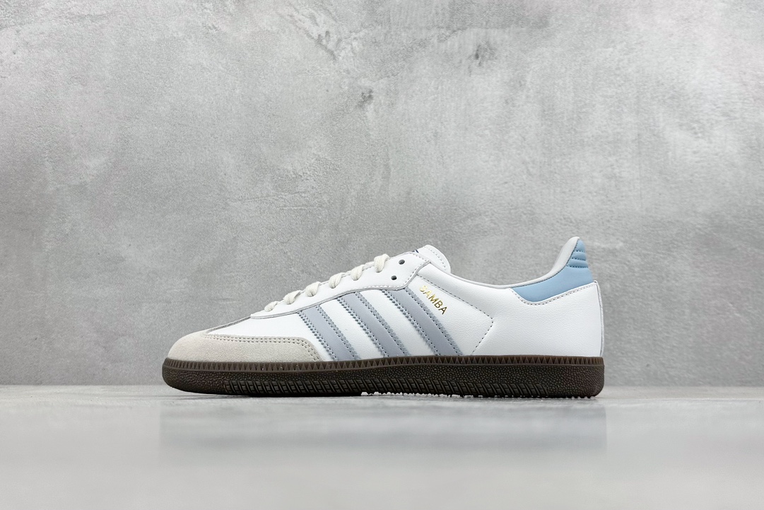 150 G版 adidas originals Samba OG 白蓝色 ID2055