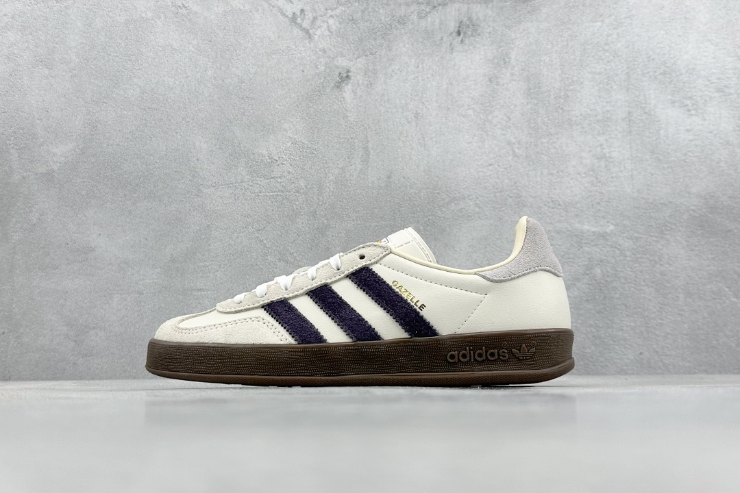 190 ZX神版 adidas originals Gazelle Indoor 米黑 IH8548