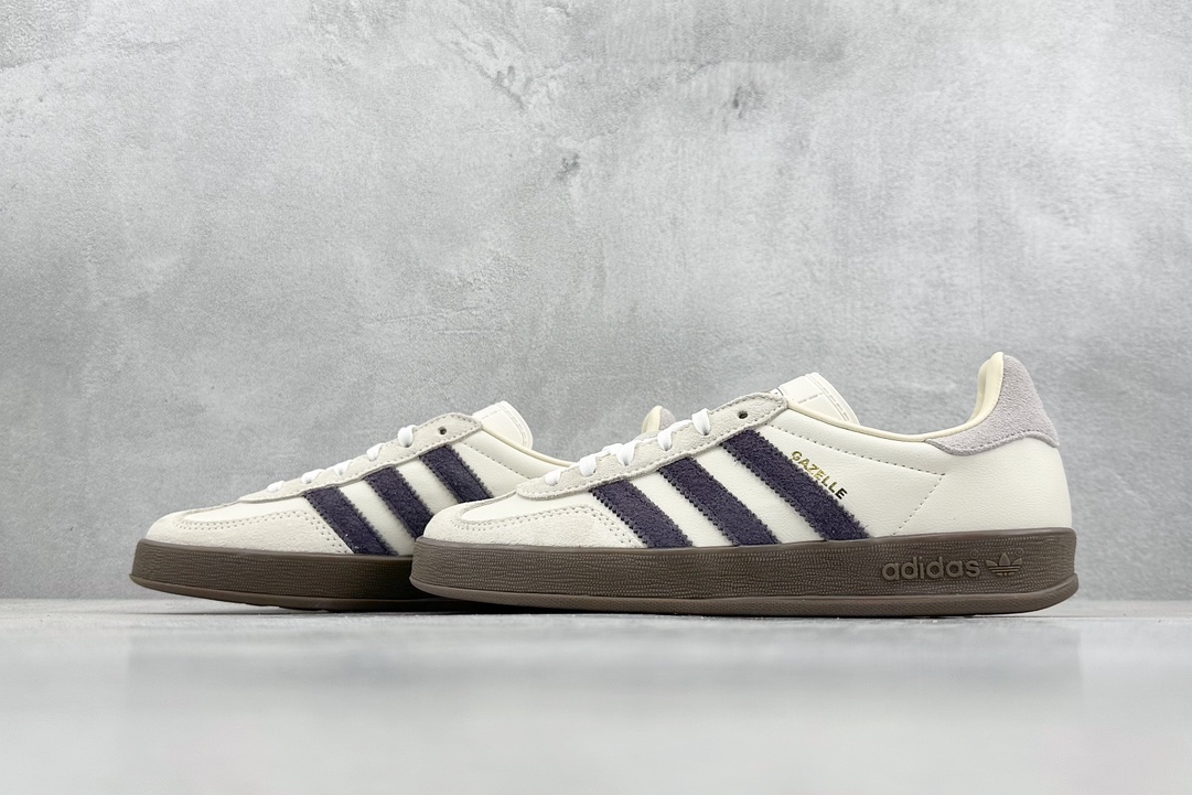 190 ZX神版 adidas originals Gazelle Indoor 米黑 IH8548