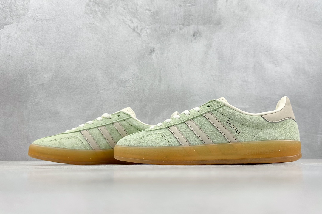 160 R版 adidas originals Gazelle绿色 IE2948