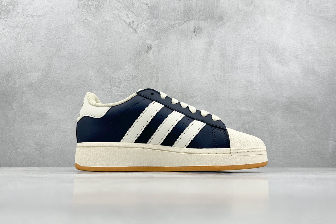 200 HD版 adidas originals Superstar Xlg W白蓝 ID5699