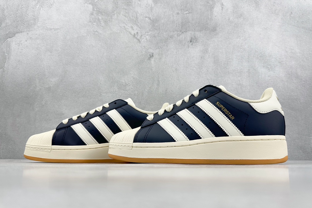 200 HD版 adidas originals Superstar Xlg W白蓝 ID5699