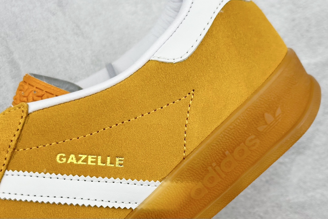 200 S2 Adidas originals Gazelle Indoor 黄白色 HQ8716