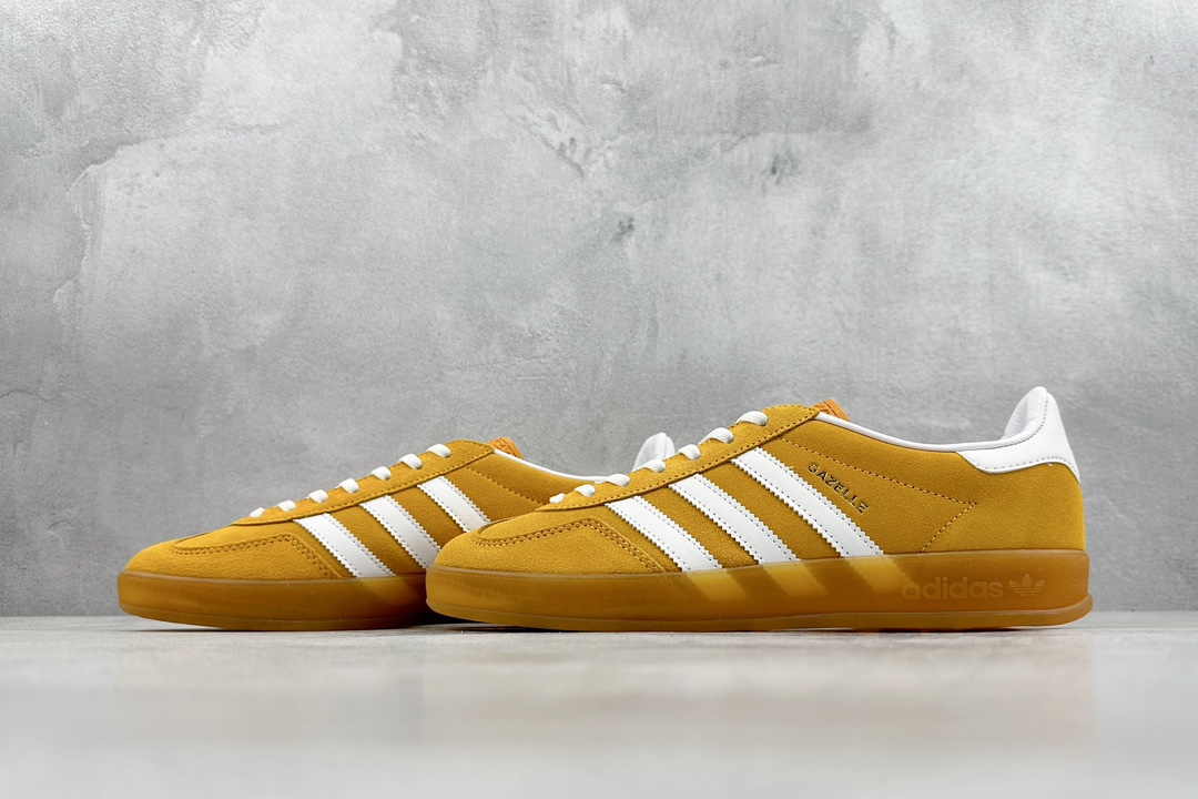 200 S2 Adidas originals Gazelle Indoor 黄白色 HQ8716