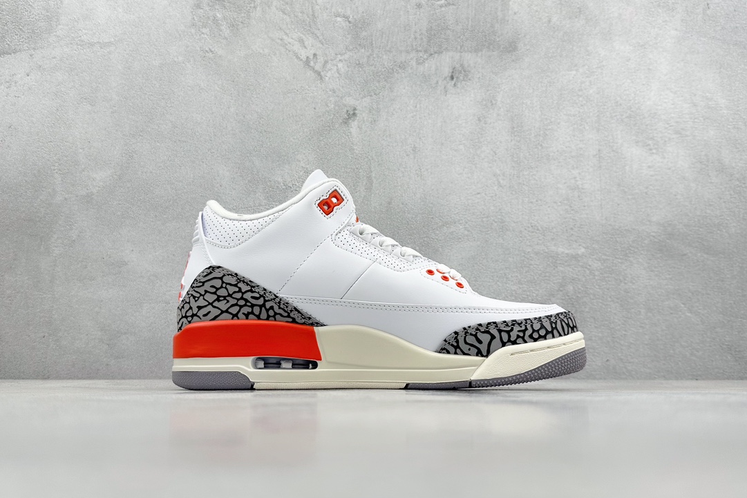 300 F版 Air Jordan AJ3 Retro 白灰红  CK9246-121