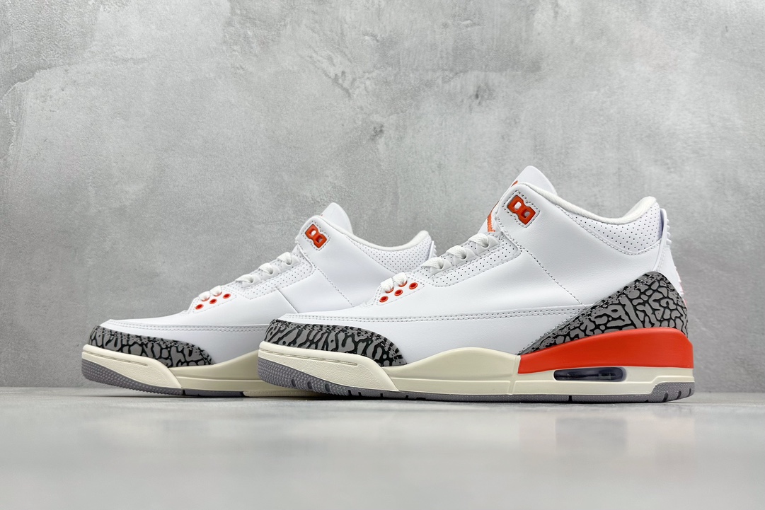 300 F版 Air Jordan AJ3 Retro 白灰红  CK9246-121