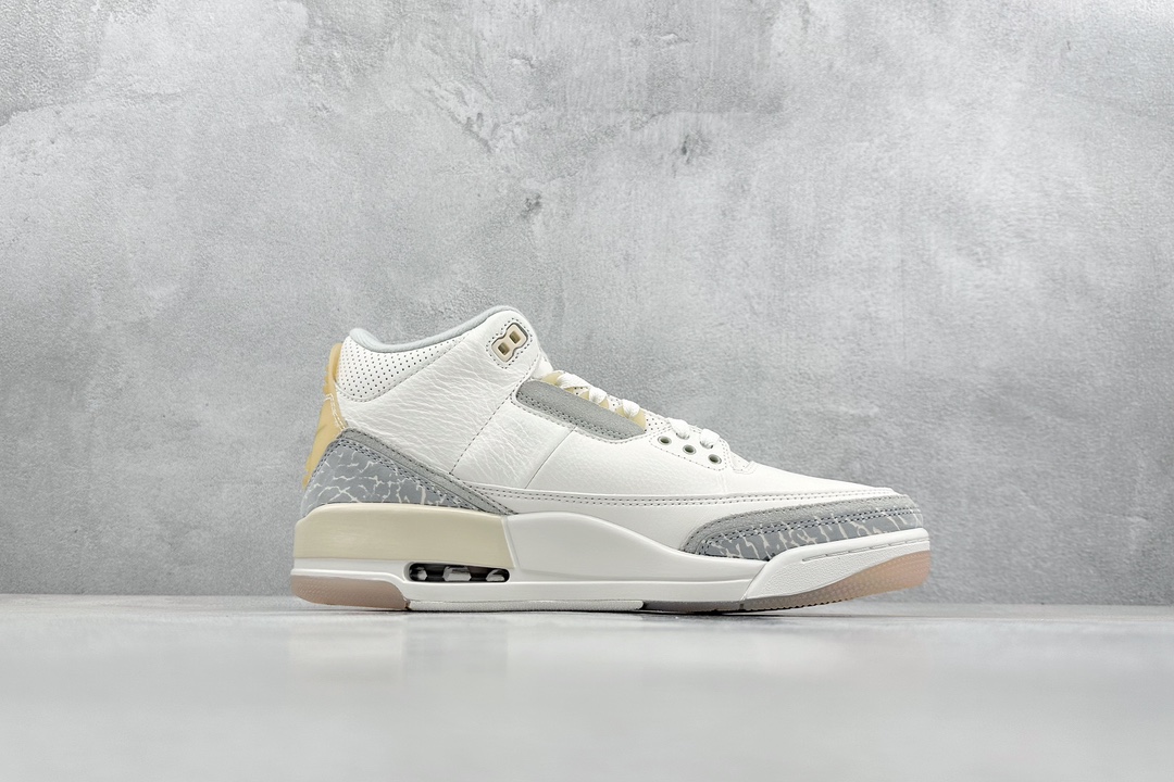 380 LJ 渠道 Jordan Air Jordan 3 ”Ivory” 灰白 FJ9479-100