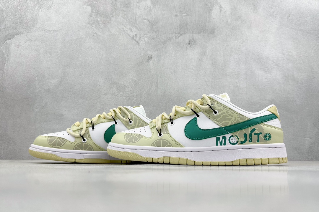 200 D版 NIKE SB Dunk Low 酒鬼 柠檬莫吉托 白黄 DV0833-100