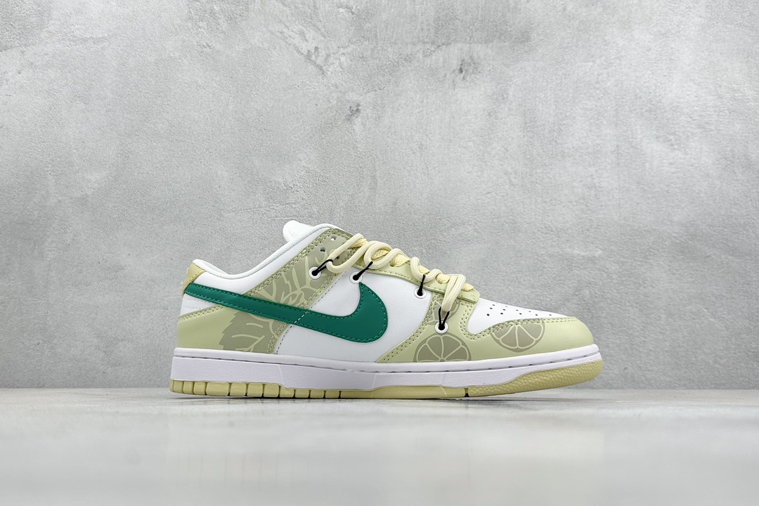 200 D版 NIKE SB Dunk Low 酒鬼 柠檬莫吉托 白黄 DV0833-100