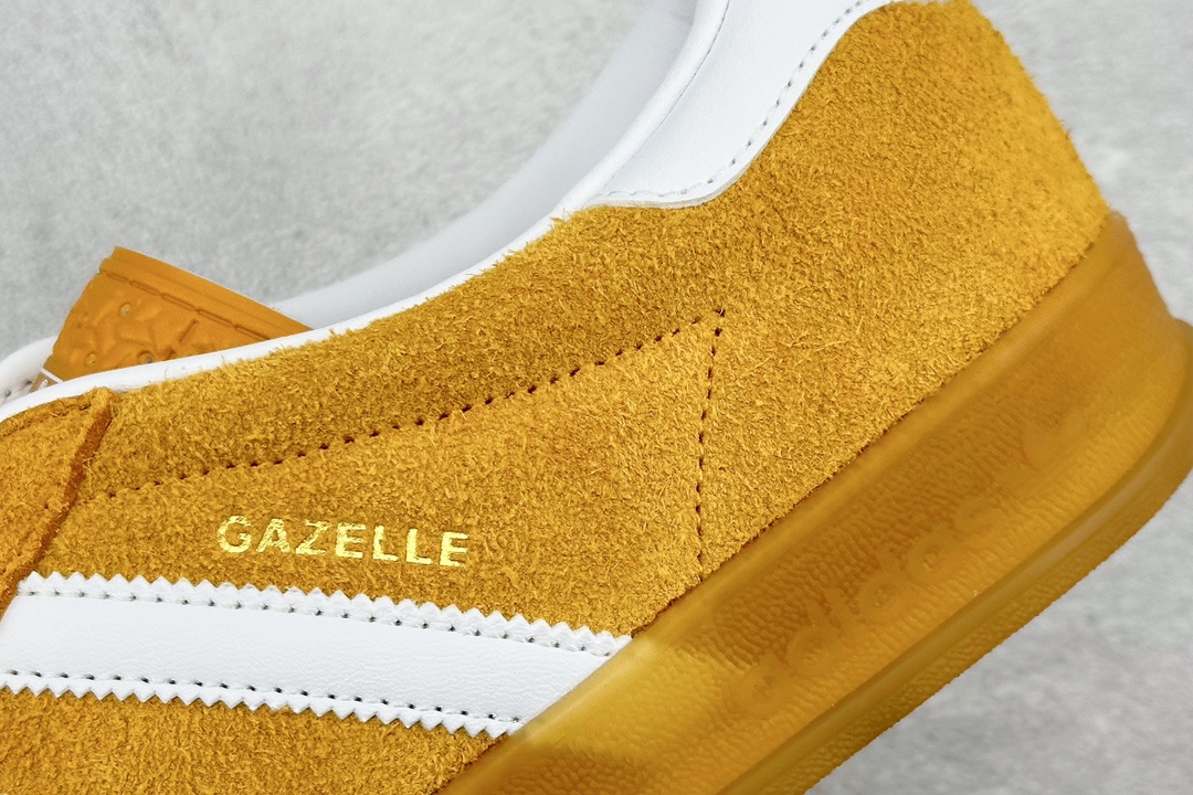 200 CS Adidas originals Gazelle Indoor 黄白色  HQ8716