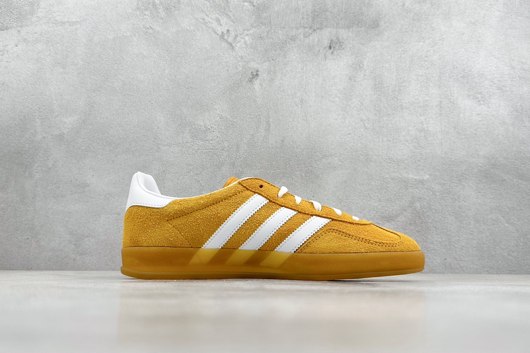 200 CS Adidas originals Gazelle Indoor 黄白色  HQ8716