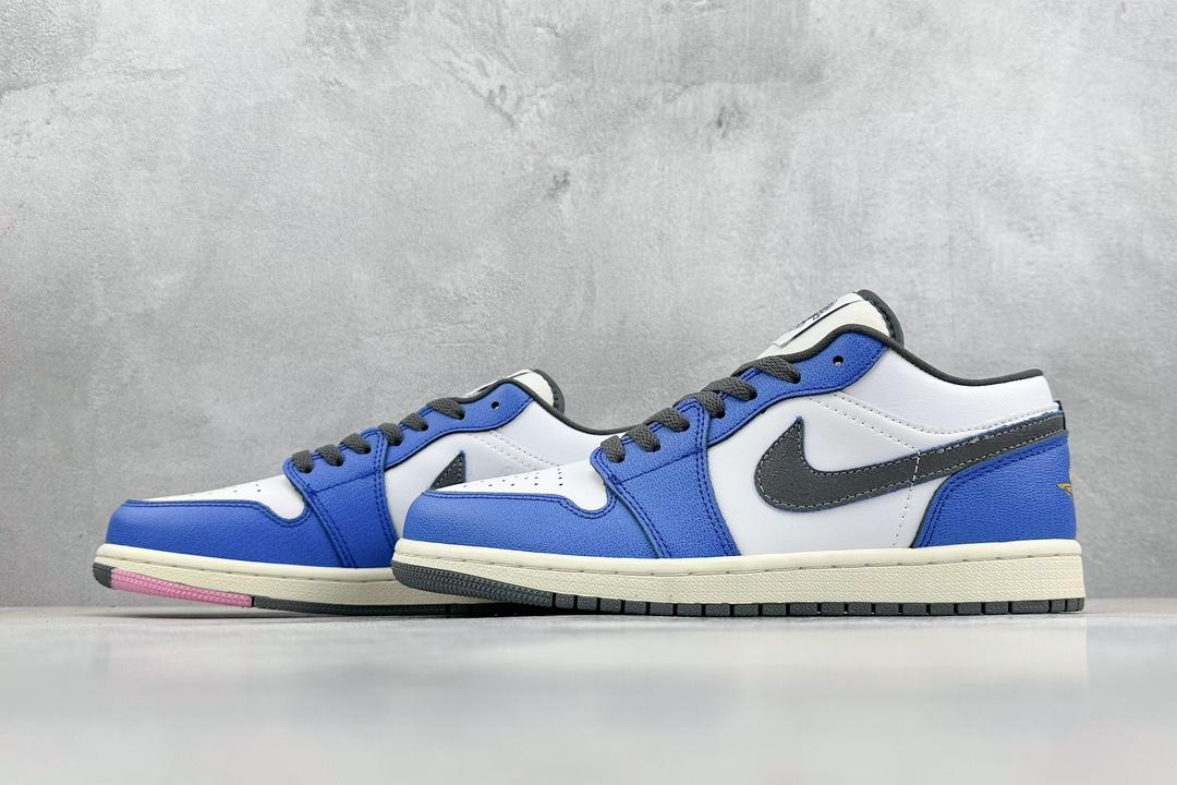 200 外贸版 Air Jordan 1 Low 蓝白黑  FV8439-104